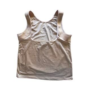 Secret Solutions Body Shapewear Top 3x Womens Plus Size‎ Beige Tankini